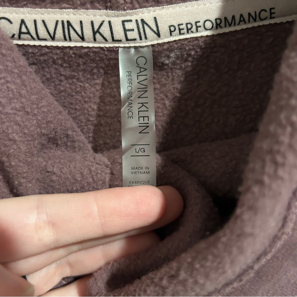Calvin Klein Performance Funnel Neck Sweatshirt Women’s Large - Picture 7 of 8